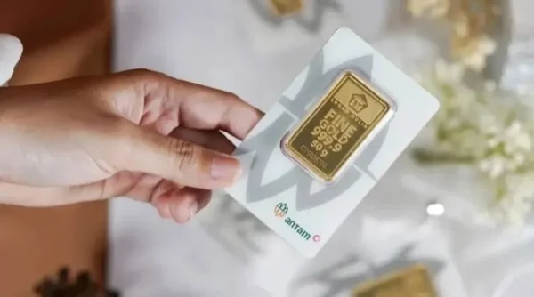 Harga Emas Antam Turun Rp4.000, Kini Rp2.599.000 per Gram